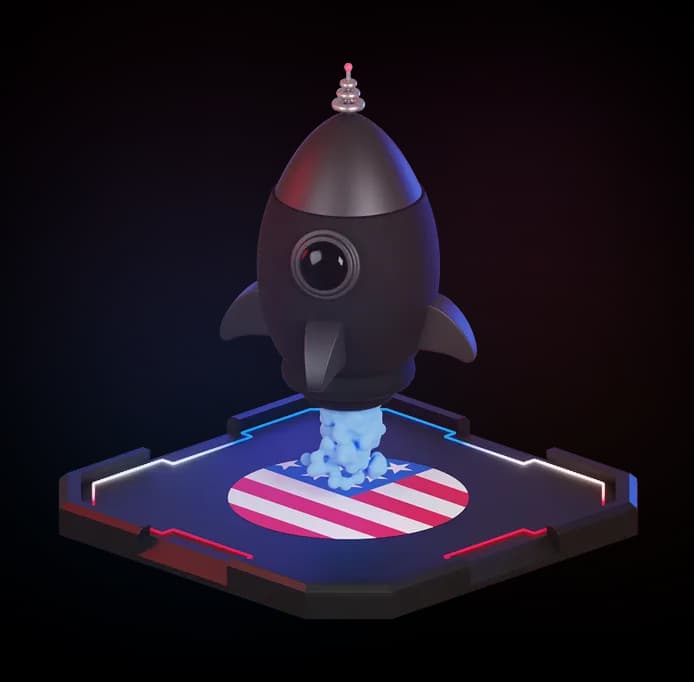 MamaFi real world impact — rocket launch illustration